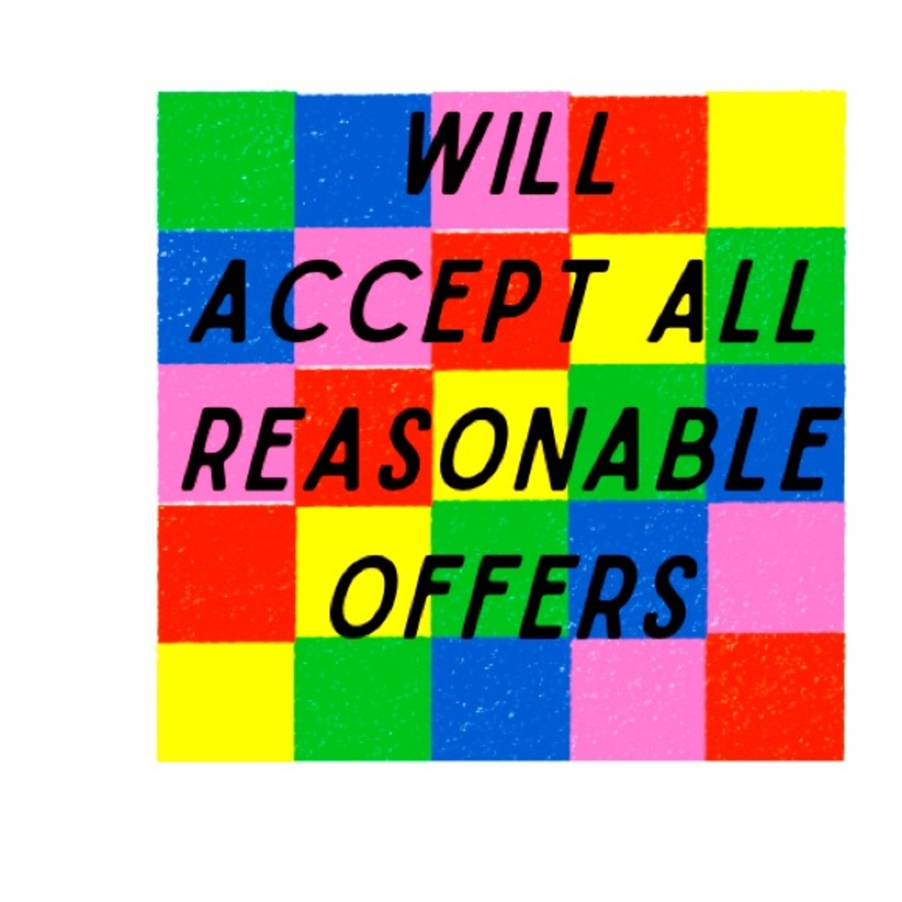 Will accept all reasonable offers!:)